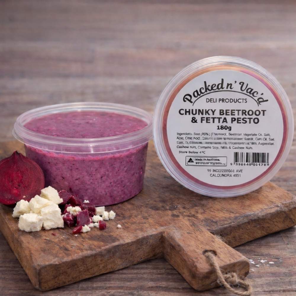 Chunky Beetroot & Fetta Pesto