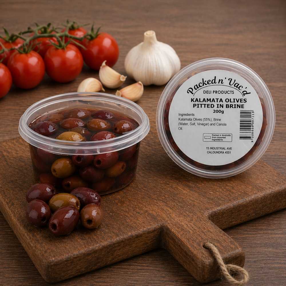 Kalamata Olives Pitted In Brine