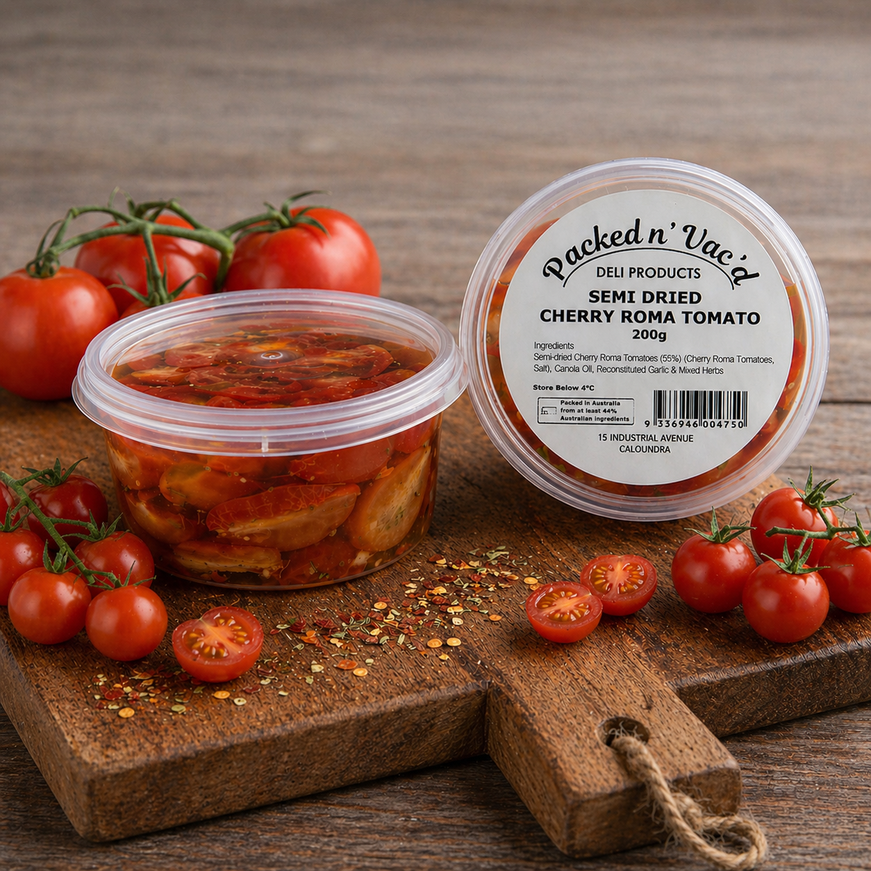 Semi Dried Cherry Roma Tomato