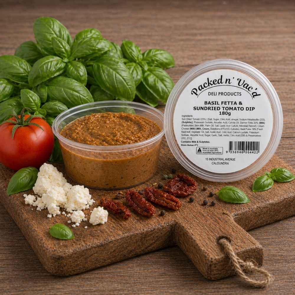 Basil, Fetta & Sundried Tomato Dip